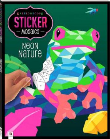 Kaleidoscope Colour By Stickers: Neon Nature by Various