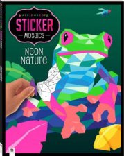 Kaleidoscope Colour By Stickers Neon Nature