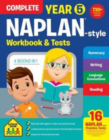 School Zone: Naplan-Style Complete Workbook & Tests: Year 5 by Various