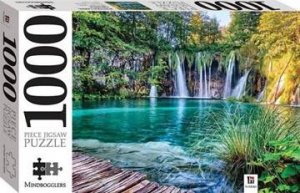 Mindbogglers 1000 Piece Jigsaw: Pilirvice Lake & Waterfalls, Croatia