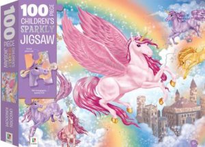 100 Piece Children's Sparkly Jigsaw: Unicorns by Various