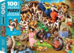 100 Piece Childrens Furry Jigsaw Animals