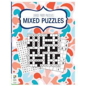 Large Print Puzzles Mixed Puzzles by Various