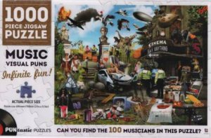 1000 Piece Puntastic Jigsaw Puzzle: Musicians by Various