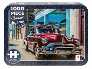 1000 Piece Classic Jigsaw Tin: Classic Car On Cuban Road by Various