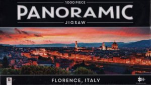 Panoramic 1000 Piece Jigsaw: Florence, Italy