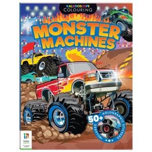 Kaleidoscope Sticker Colouring Monster Trucks by Various