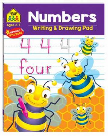 School Zone: Numbers: Writing & Drawing Pad