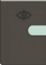 2020 Faux Leather PageADay Diary With Clasp Blue