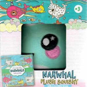 Plush Squishy And Book Kit: Narwhal by Various