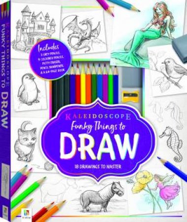 Kaleidoscope: Funky Things To Draw: Animals And More!