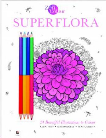 Zen Colour With Pencils: Superflora by Various