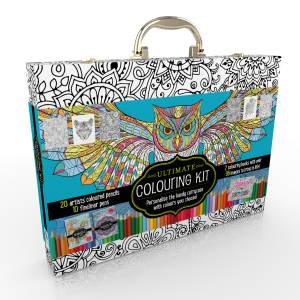 Ultimate Colouring Carry Case: Mandalas And Animals