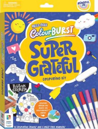 Mindful Me Colour Burst Super Grateful Colouring Kit by Various