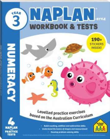 School Zone: 3 NAPLAN*-Style Numeracy Workbook And Tests Year 3 by Various