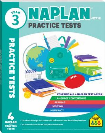 School Zone: NAPLAN*-Style Practice Tests Year 3
