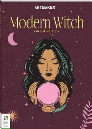 Art Maker Modern Witch Colouring Book by Various