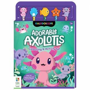 5 Pencil Set: Adorable Axolotls Colouring And Activity Set by Various