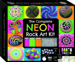 The Complete Neon Rock Art Kit by Amanda Rogers & Katie Cameron