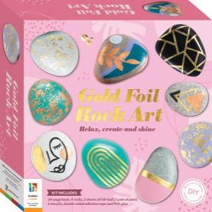 Gold Foil Rock Art Kit by Lisa Mallett-Zimmerman