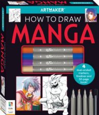 Hinkler hinkler art maker masterclass collection: how to draw manga kit - adults  drawing kit - draw manga - japanese art - drawing st