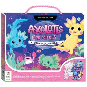 Axolotls & Friends Creative Colouring Kit by Various