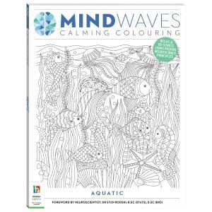 Mindwaves Calming Colouring Aquatic by Various