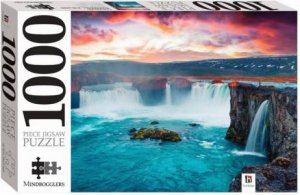 Mindbogglers 1000 Piece Jigsaw: Godafoss Waterfall, Iceland