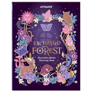 Art Maker Sticker Colouring Enchanted Forest by Hinkler