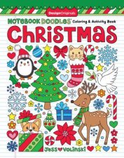 Notebook Doodles Christmas Coloring  Activity Book
