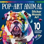 PopArt Animal Sticker Mosaic Art