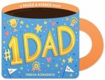1 Dad A Mugs  Kisses Fathers Day Shaped Board Book for Toddlers