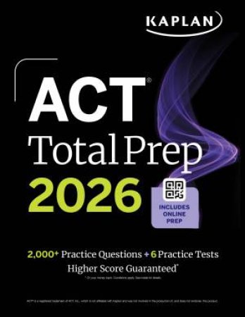 ACT Total Prep 2026 by 
Kaplan Test Prep