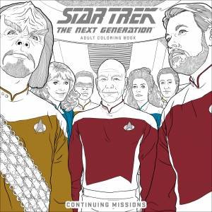 Star Trek The Next Generation Adult Coloring Book-Continuing Missions by CBS