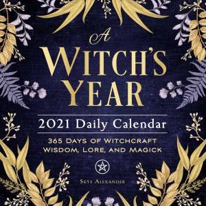 Witch's Year 2021 Daily Calendar by Skye Alexander