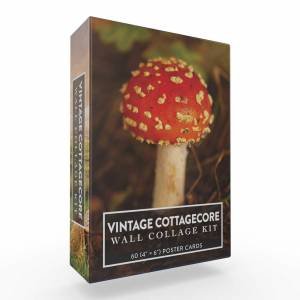 Vintage Cottagecore Wall Collage Kit by Various