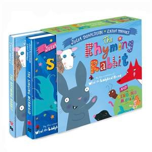 The Singing Mermaid And The Rhyming Rabbit Board Book Gift Slipcase by Julia Donaldson & Lydia Monks