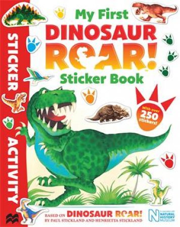 My First Dinosaur Roar! Sticker Book by Paul Stickland