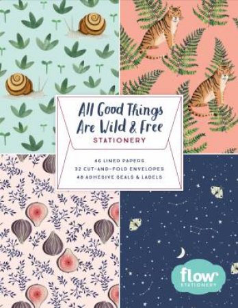 All Good Things Are Wild And Free Stationery by Irene Smit & Astrid van der Hulst & Valesca van Waveren