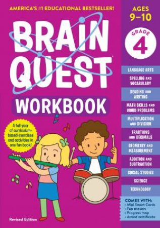 Brain Quest Workbook: 4th Grade Revised Edition by & Barbara Gregorich