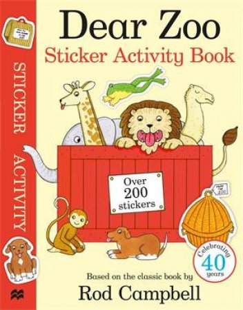 Dear Zoo Sticker Activity Book by Rod Campbell