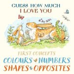 Guess How Much I Love You First Concepts Colours Numbers Shapes Opposites
