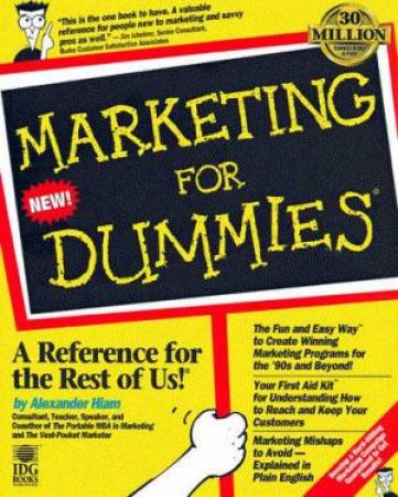 Marketing For Dummies by Alexander Hiam