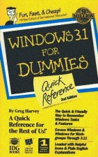 Windows 31 For Dummies Quick Reference