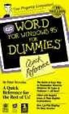 Word For Windows 95  For Dummies Quick Reference