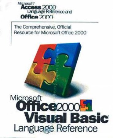 Microsoft Office 2000 Visual Basic Language Reference Volume 6 by Various