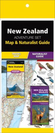 New Zealand Adventure Set: Map And Naturalist Guide by Various