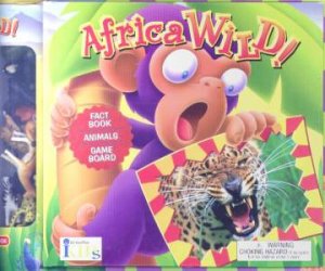 Africa Wild! Groovy Tube Book - Fact Book, Animals & Game Board by Susan Ring & Bernard Adnet