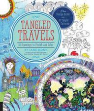 Tangled Travels 52 Drawings To Finish And Color