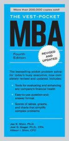 The Vest-Pocket MBA (4th Edition) by Jae K Shim & Joel Siegel & Allison Shim